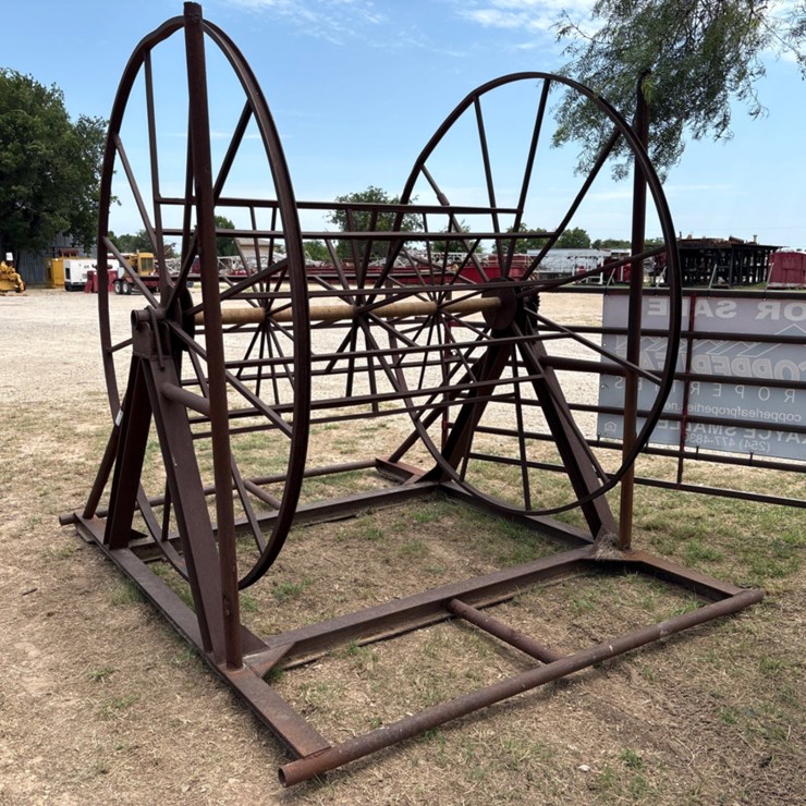 6’W x 2’Deep cable spool, skidded