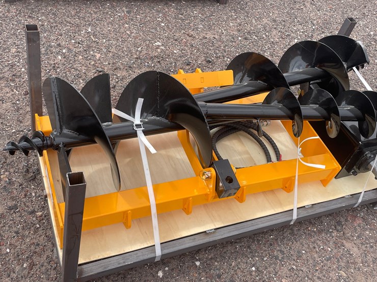#1335-•-skid-steer-loader-auger-&-extra-rod-image-3