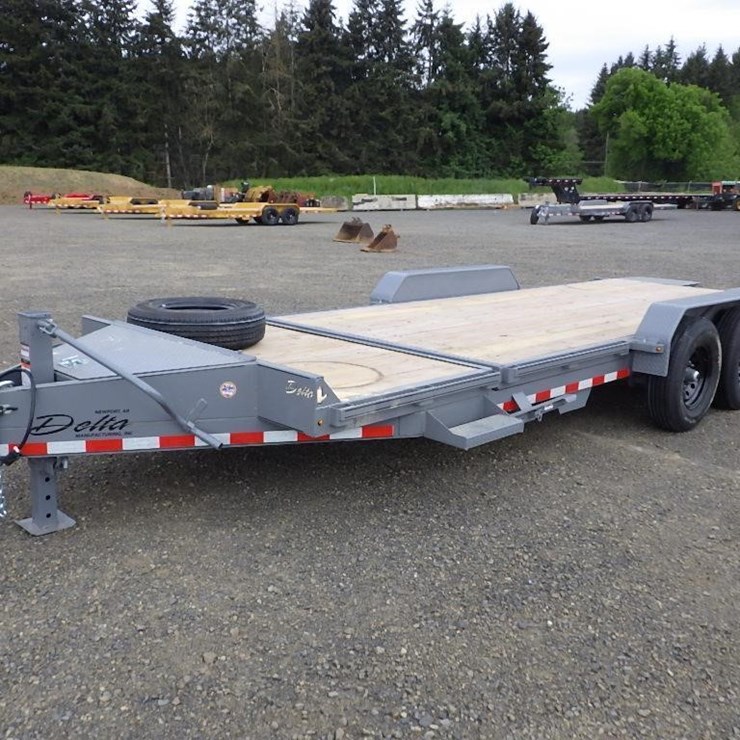 2026 Delta 7'x20' T/A Tilt Deck Trailer