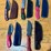 qty-(5)-handmade-hunting,-skinner-&-utility-knives-w/-leather-sheaths-assorted-fixed-blade-set-image-1