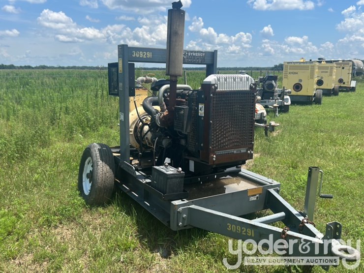 6"-centrifugal-trash-pioneer-water-pump,-single-axle-trailer-image-4