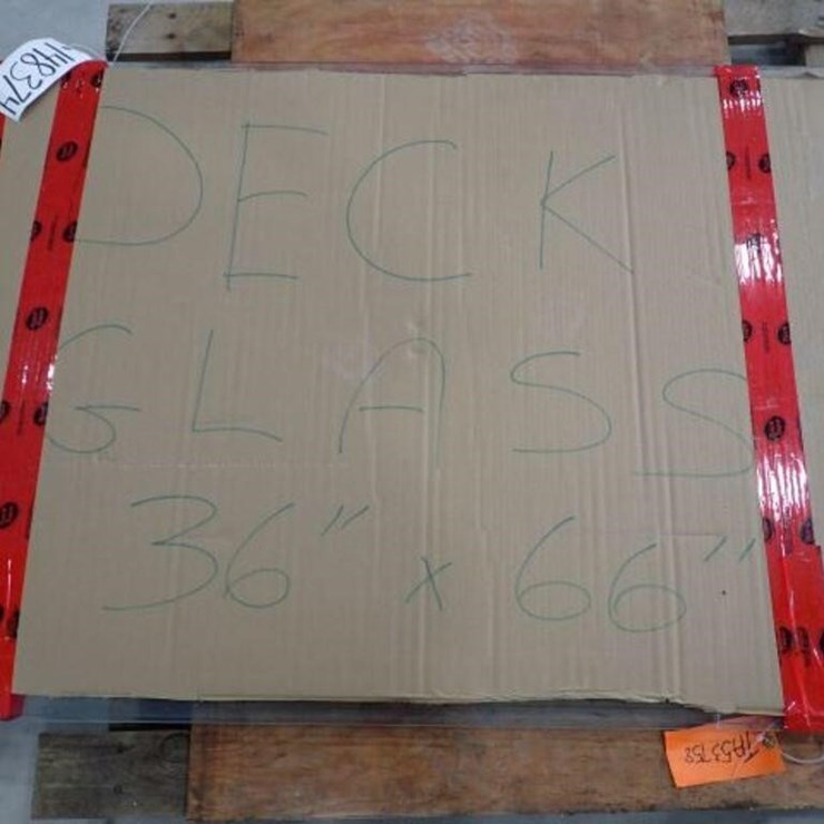 Qty Of (2) 36 In. x 66 In. Glass Panels