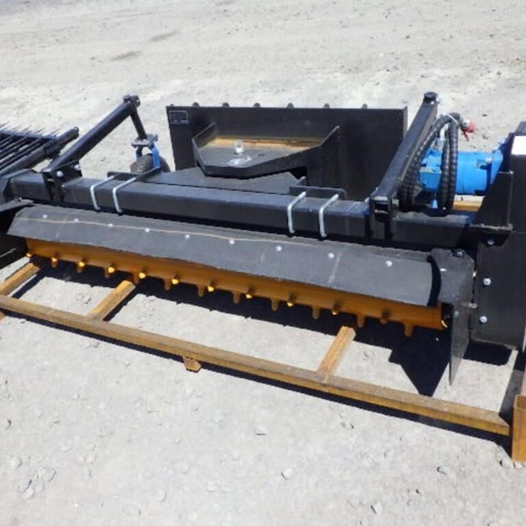 GIYI Skid Steer Power Rake 71"
