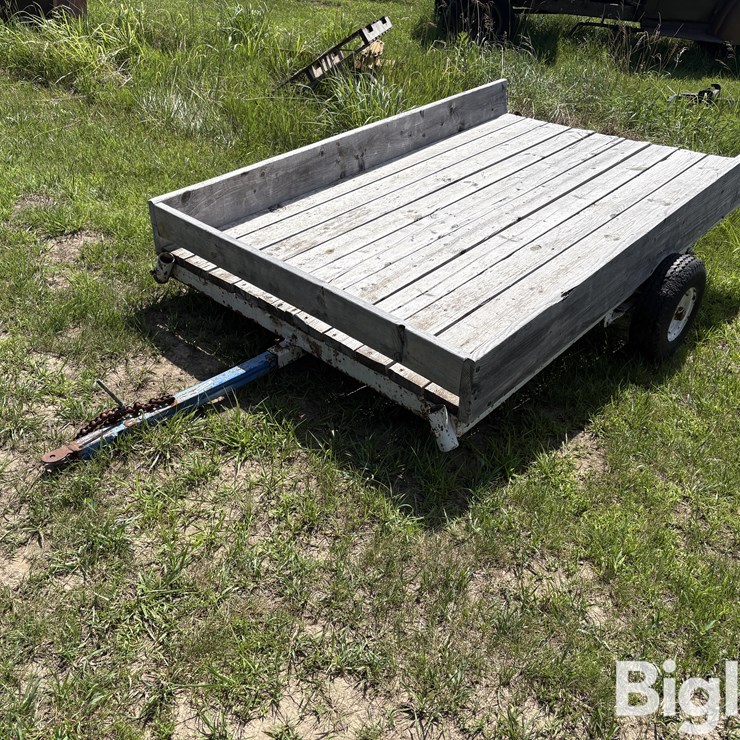 Wood Frame Garden Trailer