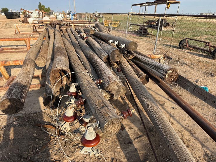 lot-of-(20)-11”-dia-x-25-to-35’-older-telephone-poles-image-2