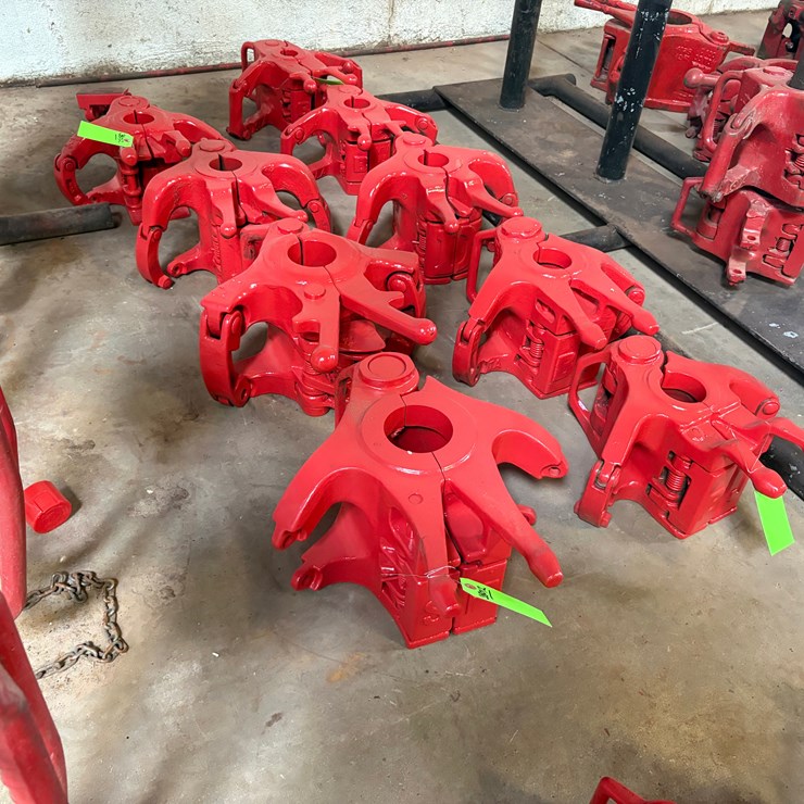 (4x$) 2-3/8” 100-ton tubing elevators
