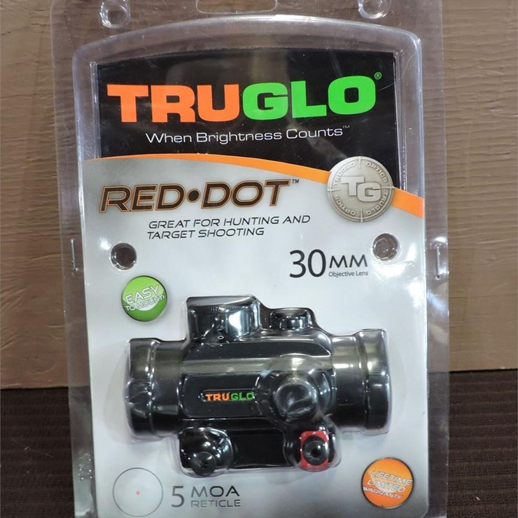TruGlo, 30mm Red Dot Scope, Rail Mount, NIB