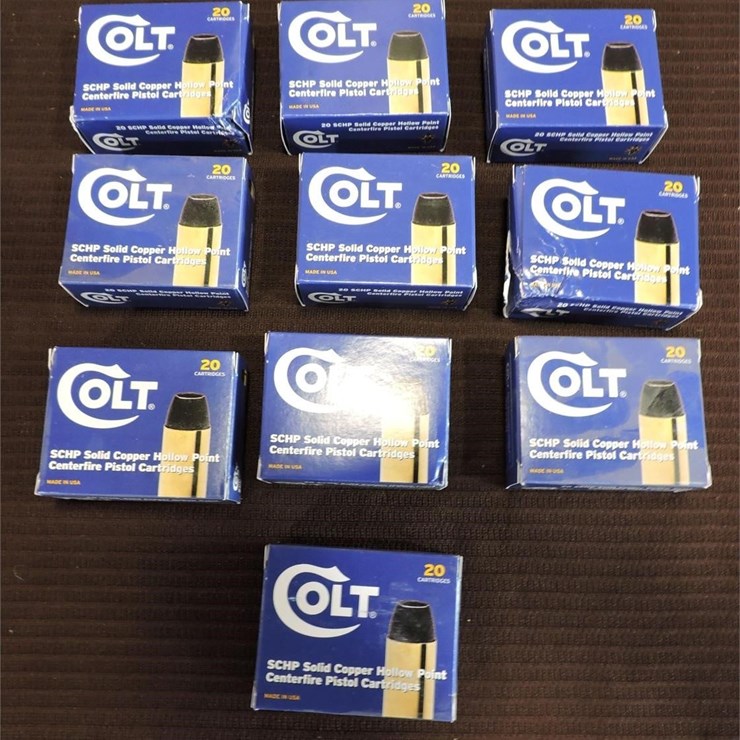 Colt, .40 S&W Cartridges, 155 Grain SCHP