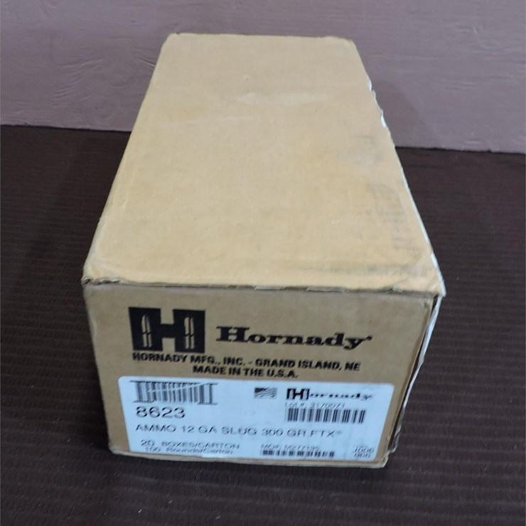 Hornady 12 Gauge Slugs, 300 Grain FTX