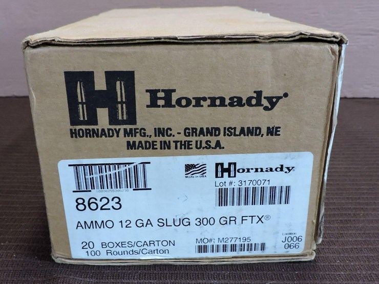 hornady-12-gauge-slugs,-300-grain-ftx-image-2