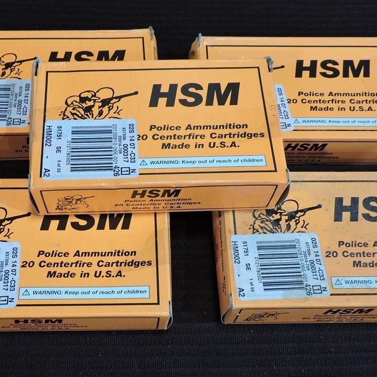 HSM 270 Winchester Cartridges, 150 Grain SPBT