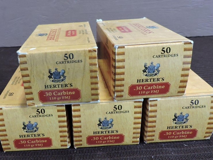 herters-.30-carbine-cartridges,-110-grain-fmj,-image-2