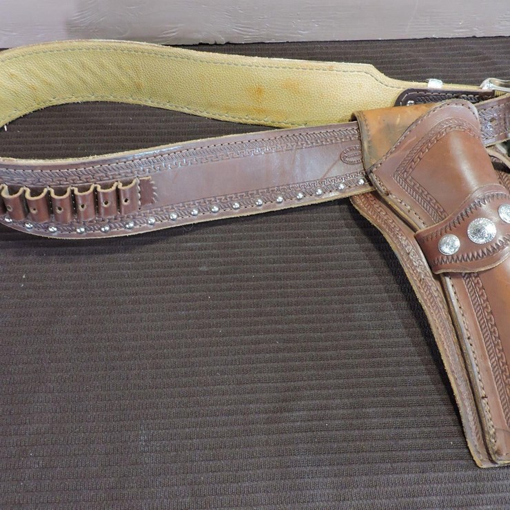 LA Flair, Leather Holster w/Ammo Belt