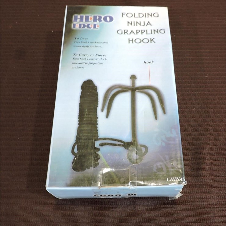 Hero Edge, Folding Ninja Grappling Hook, NIB