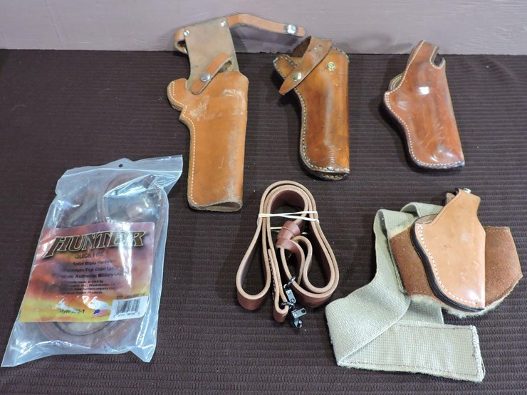 assorted-leather-holsters-and-gun-straps-image-1