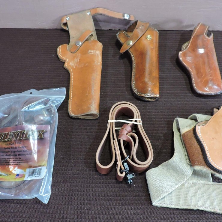 Assorted Leather Holsters and Gun Straps