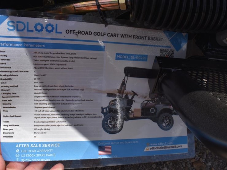 gc22s-electric-golf-cart-w/-charger-(serial-#-jk-yygef22s2605130)-image-8