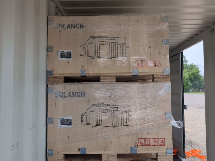 sd-launch-42-ft-x-30-ft-triple-garage-metal-shed-c4230ft-(2-boxes)-over-10,000+-lbs-image-2