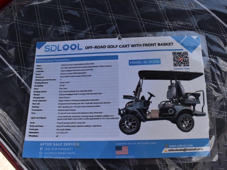 gc22s-electric-golf-cart-w/-charger-(serial-#-jk-yygef22s2605129)-image-8