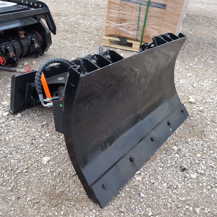 IRanch Mini Skid Steer Snow Pusher