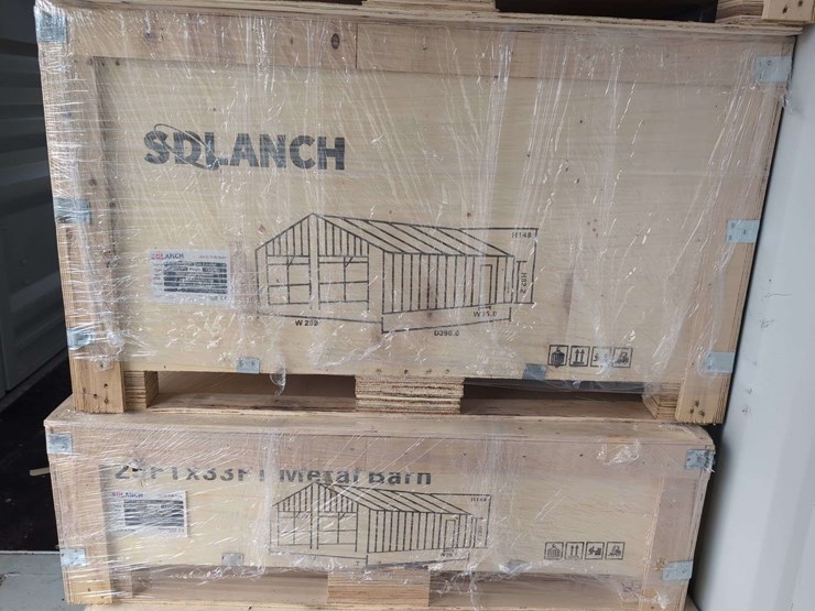 (1)-sd-launch-25-ft-x-33-ft-triple-garage-metal-barn-gs2533-(2-boxes)-over-6,600+-lbs-image-5