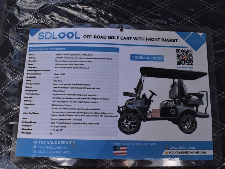 gc22s-electric-golf-cart-w/-charger-(serial-#-jk-yygef22s2605128)-image-8