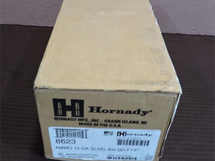 hornady-12-gauge-slugs,-300-grain-ftx-image-1