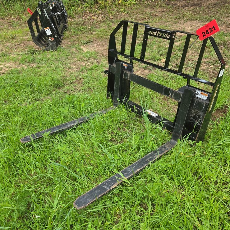 #2431 • Approx. 42" Land Pride Pallet Forks