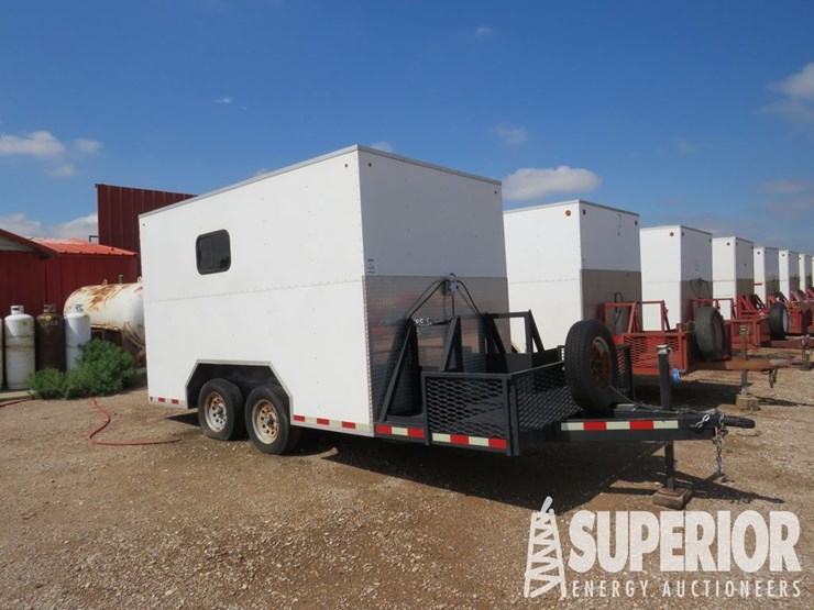 2014-carrier-trailer-16'l-t/a-doghouse-crew-trailer-image-1