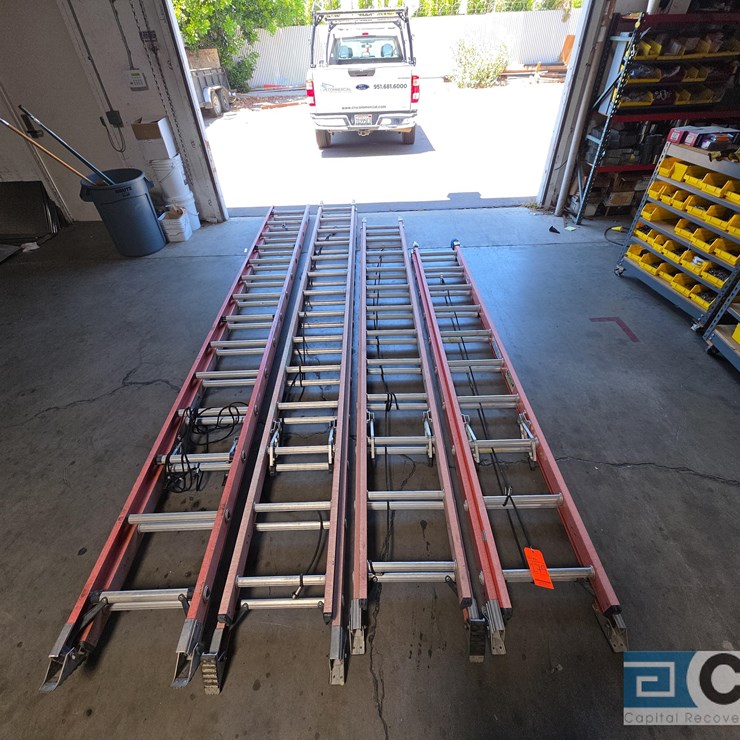 WERNER FIBERGLASS EXTENSION LADDERS
