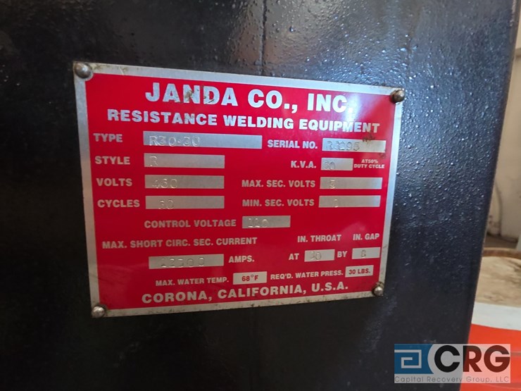 janda-company-inc.-r30-30-resistance-welding-machine-image-4