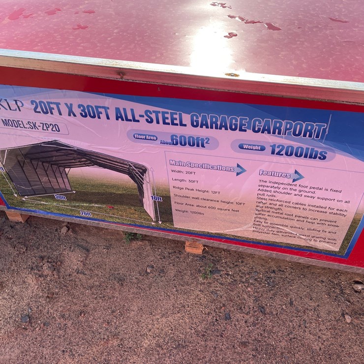 #18302 • 2026 SKLP All-Steel Garage Carport (Princeton, MN)