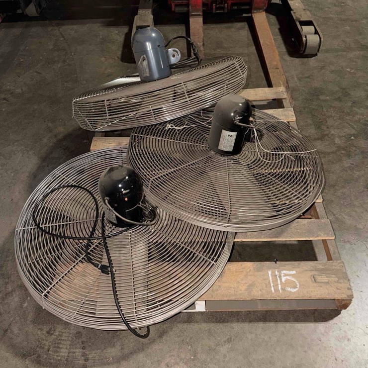 3 30” Industrial Fans