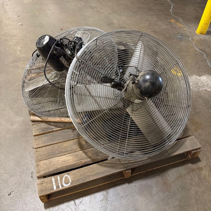 3 30” Industrial Fans