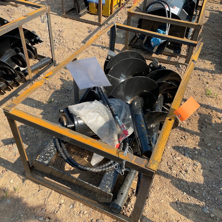 #18329 • Unused 2026 Mower King Skid Steer Auger Attachment (Princeton, MN)