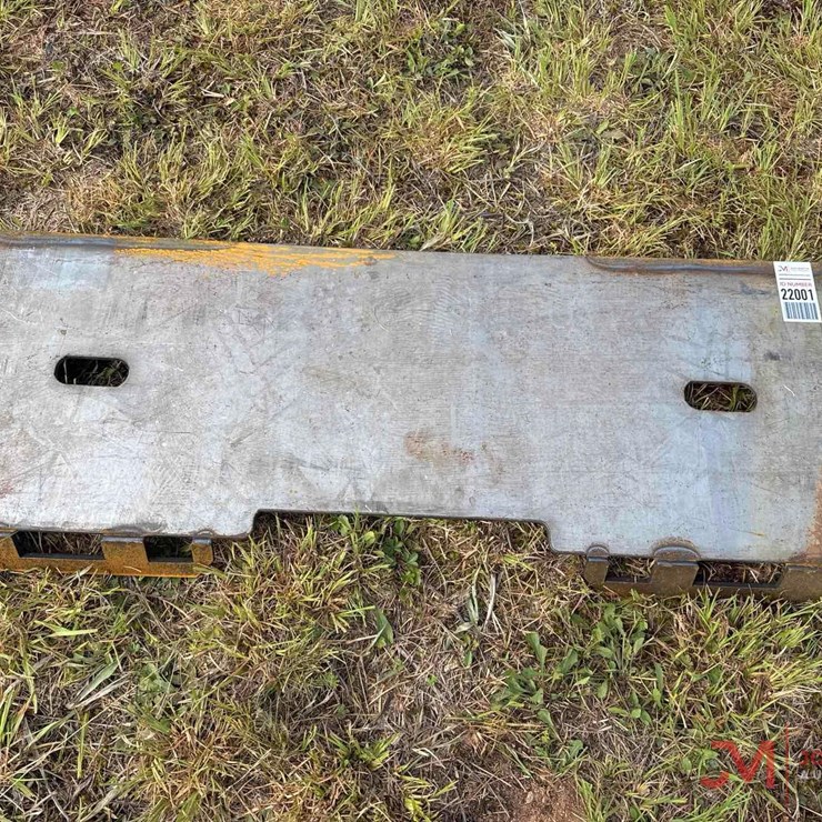 NEW SKID STEER BACKING PLATE