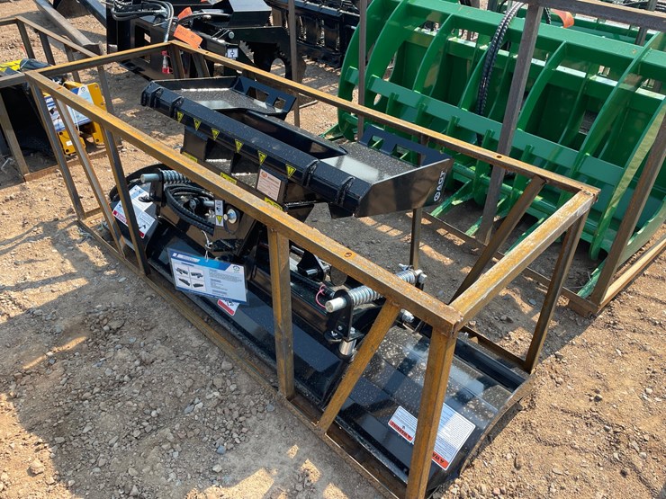 #18338-•-unused-2026-mower-king-skid-steer-bulldozer-blade-attachment-(princeton,-mn)-image-1