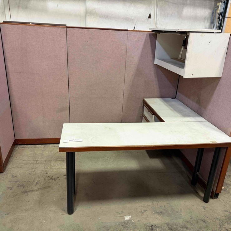 5'x52" L Shaped Desk