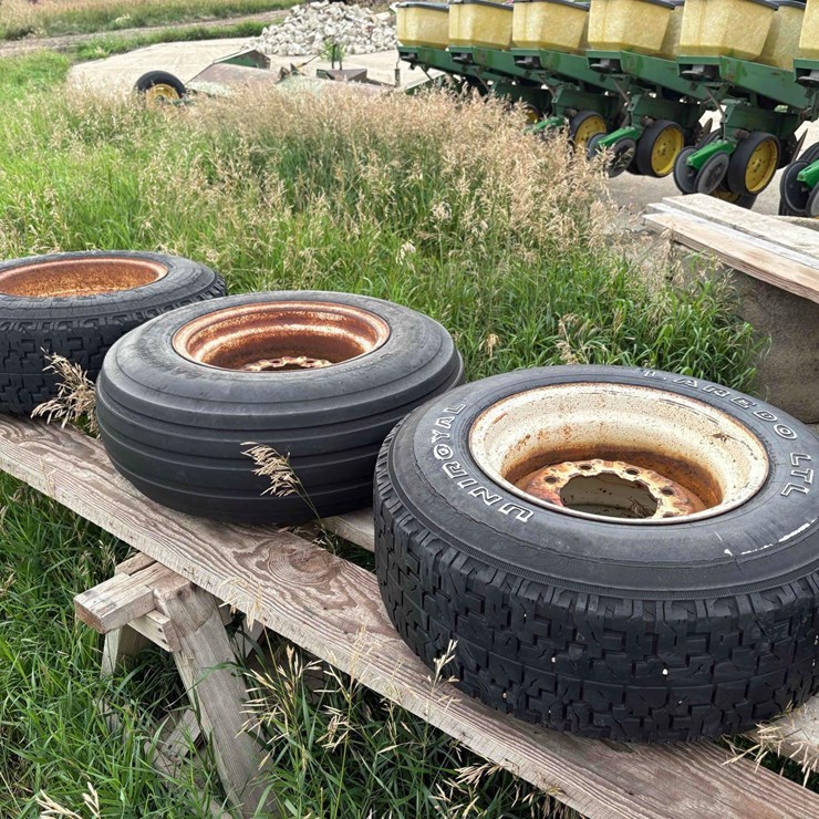 3 - 8 Bolt Rims & Tires