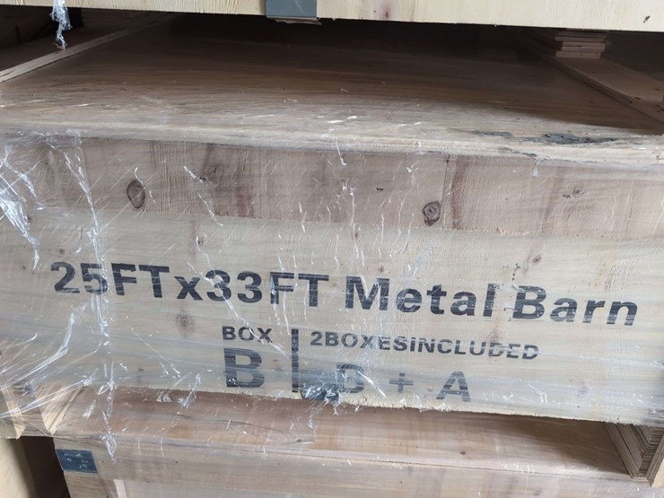 (1)-sd-launch-25-ft-x-33-ft-triple-garage-metal-barn-gs2533-(2-boxes)-over-6,600+-lbs-image-4