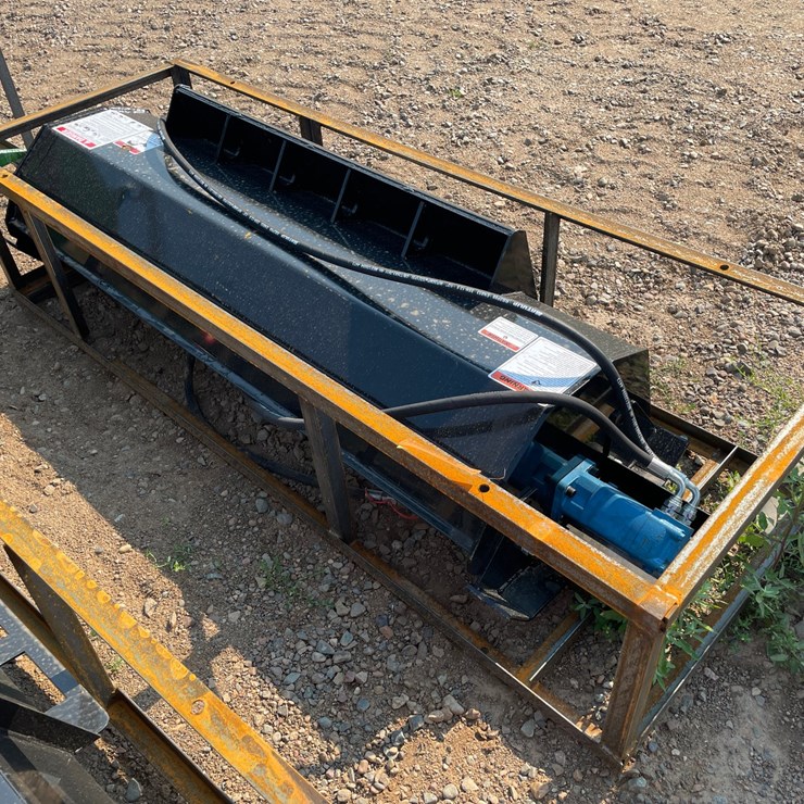 #18335 • Unused 2026 Mower King Skid Steer Rotary Tiller Attachment (Princeton, MN)