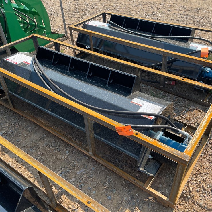 #18334 • Unused 2026 Mower King Skid Steer Rotary Tiller Attachment (Princeton, MN)