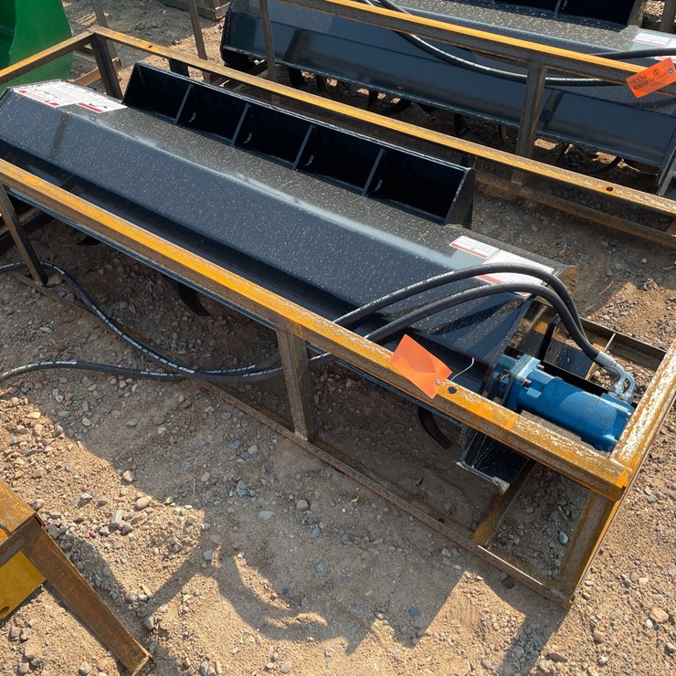 #18333 • Unused 2026 Mower King Skid Steer Rotary Tiller Attachment (Princeton, MN)