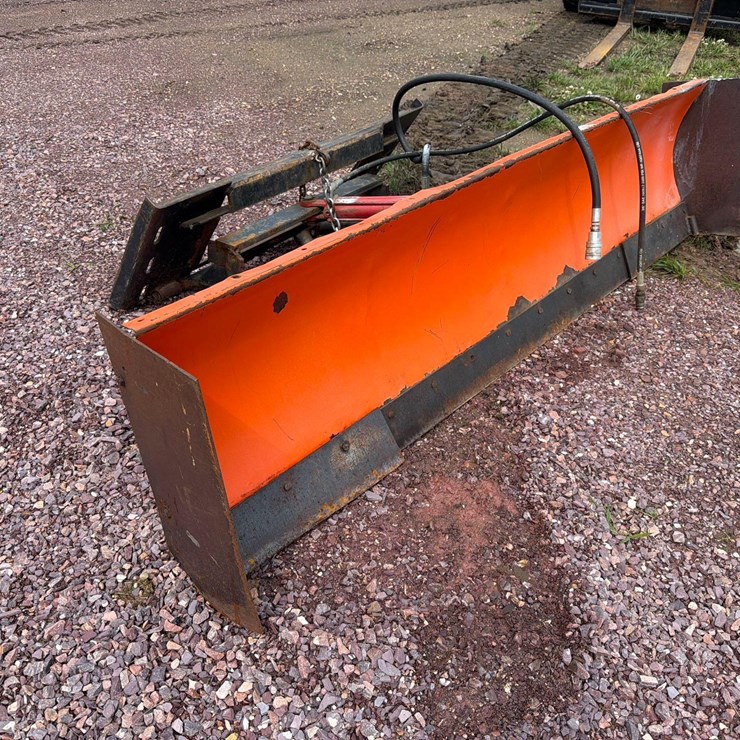 Skidloader Quick Tach 7ft Push Blade
