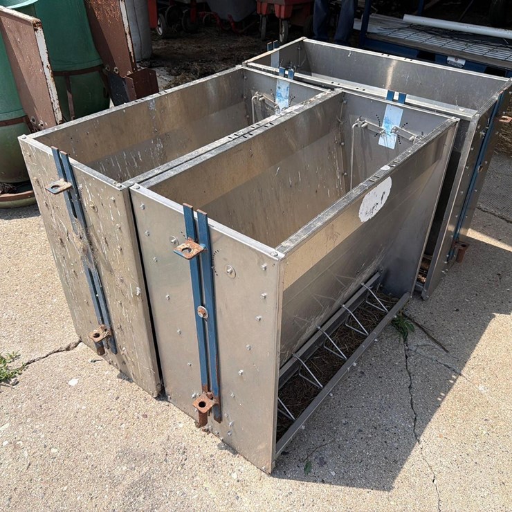 3-Hog Slat 300 Series Stainless Steel Hog Feeders