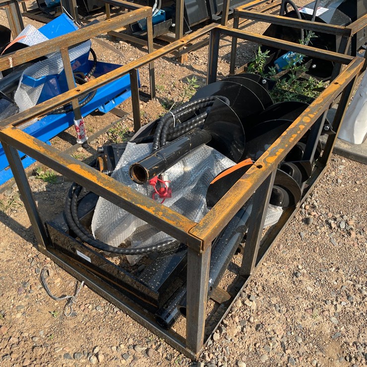 #18327 • Unused 2026 Mower King Skid Steer Auger Attachment (Princeton, MN)