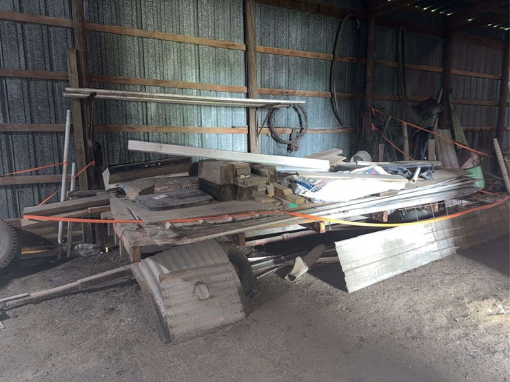 hay-wagon-with-assorted-building-materials-and-hardware-image-1