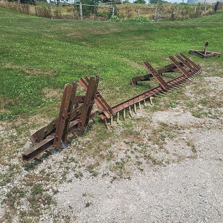 Remlinger Single Bar Harrow w/Teeth and Mounts
