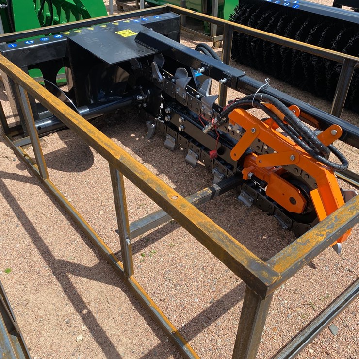 #14562 • New 2026 Mower King Skid Steer Trencher (Mosinee, WI)