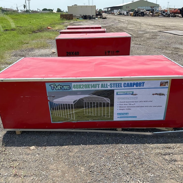 2026 FUTURE FT-SC40 40X20X14 FT ALL STEEL GARAGE CARPOR